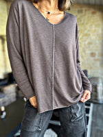 Charger l'image dans la galerie, Pull doux MARCO Choco
