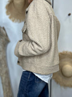 Charger l'image dans la galerie, Blouson bouclette GAB Camel clair
