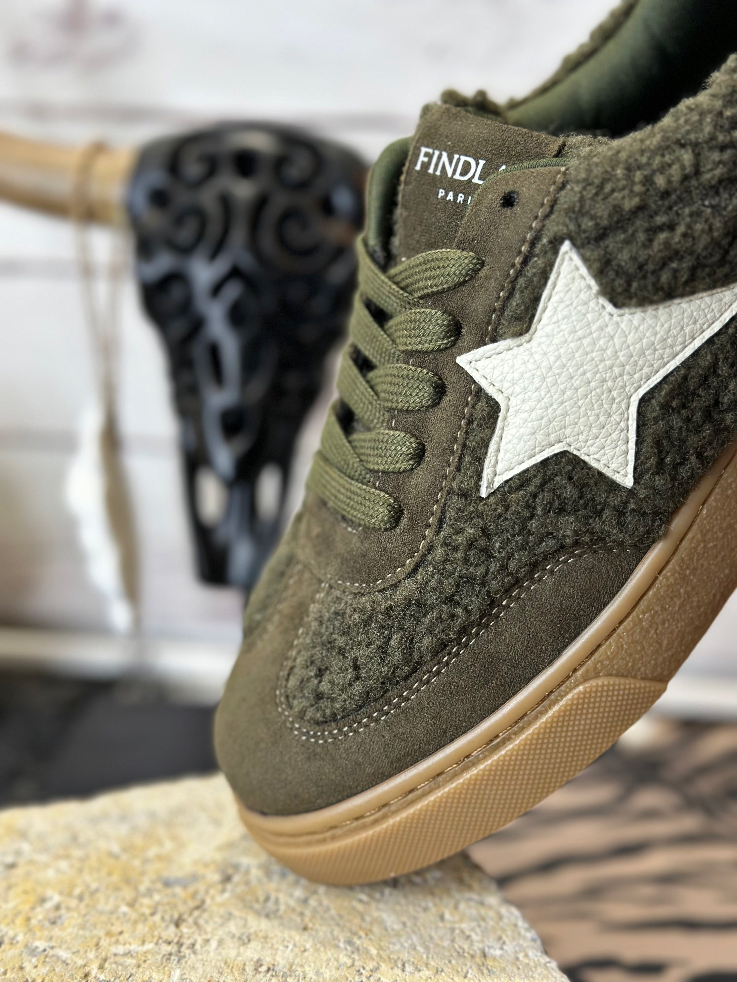 Baskets LILOU Kaki