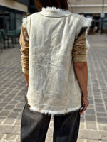 Charger l'image dans la galerie, Gilet sans manches NOLA Ecru
