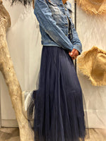 Charger l&#39;image dans la galerie, Jupe tulle CAMILLE Marine
