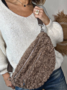 Sac banane ANGE Taupe