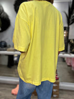Charger l&#39;image dans la galerie, Tee shirt AMOUR Jaune
