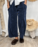 Charger l'image dans la galerie, Pantalon velours cotelé EMILIO Marine
