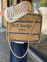 Charger l&#39;image dans la galerie, Sac RIVE GAUCHE Camel/Marine
