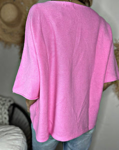 Pull tout doux ARY Rose malabar