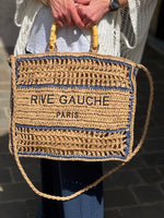 Charger l&#39;image dans la galerie, Sac RIVE GAUCHE Camel/Marine
