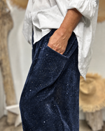 Charger l'image dans la galerie, Pantalon velours cotelé EMILIO Marine
