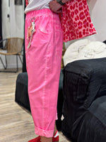 Charger l&#39;image dans la galerie, Pantalon TWIST Rose fluo
