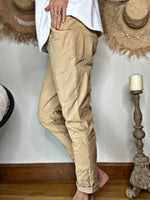 Charger l&#39;image dans la galerie, Pantalon magique TALLY Camel
