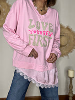 Charger l'image dans la galerie, Sweat fin ALBA Rose
