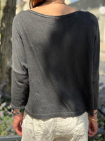 Charger l&#39;image dans la galerie, Gilet lin TITO Anthracite
