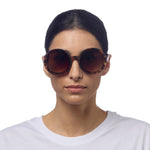 Charger l'image dans la galerie, Lunettes de soleil MONICA havana verres marron - OKKIA
