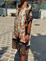 Charger l'image dans la galerie, Robe MILA Camel
