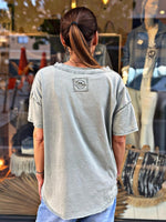 Charger l&#39;image dans la galerie, Tee shirt SMILE Kaki effet délavé
