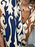 Charger l'image dans la galerie, Robe LILI Marine Choco
