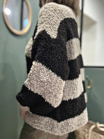 Charger l&#39;image dans la galerie, Pull NARO Camel/Choco
