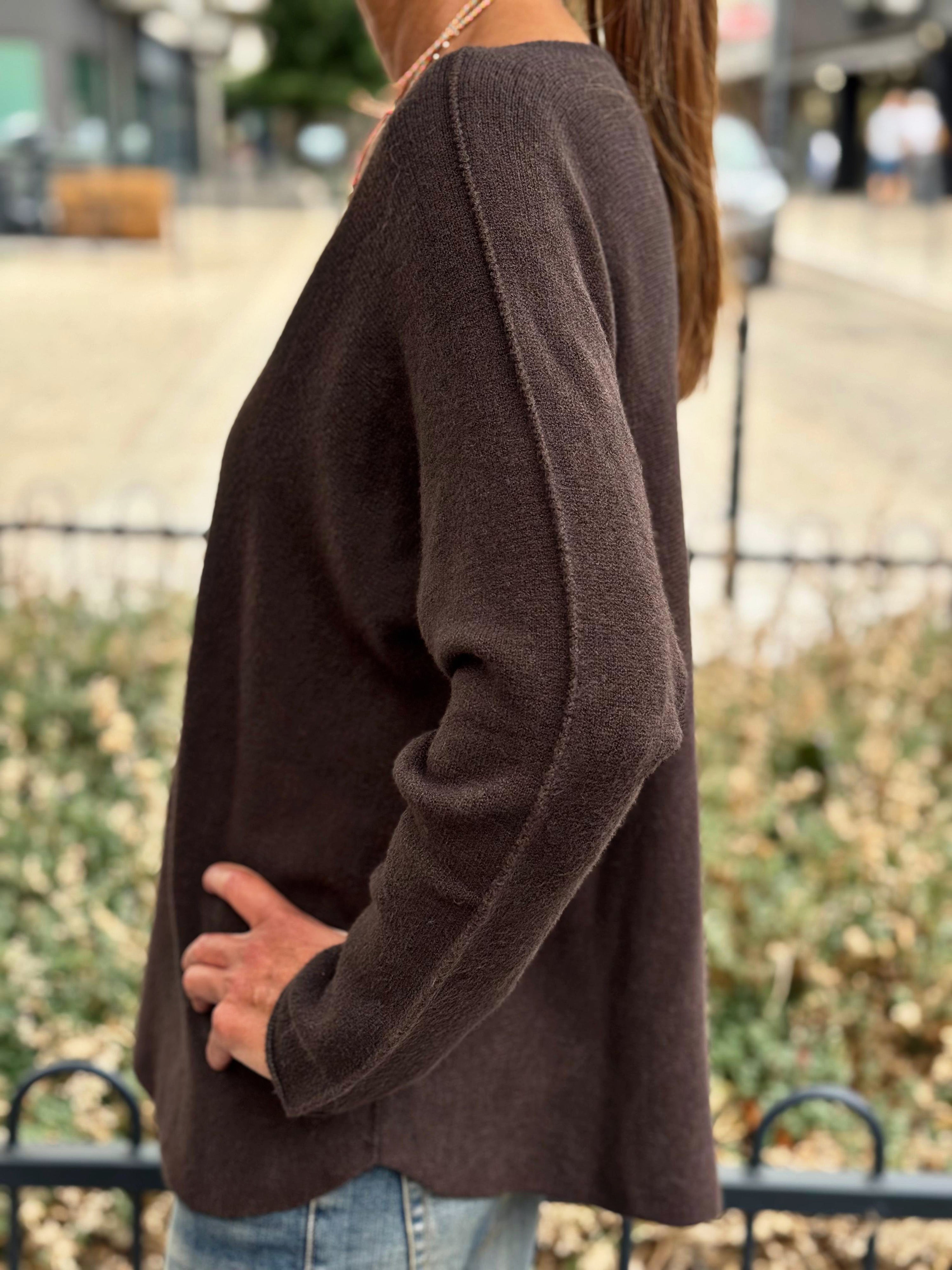Pull doux TAO Chocolat