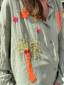 Chemise FABIOLA Kaki