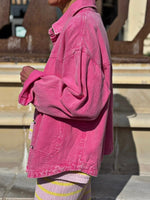 Charger l'image dans la galerie, Veste/Surchemise Fuchsia effet délavé - NYSA
