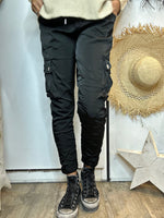 Charger l&#39;image dans la galerie, Pantalon CARGO Noir
