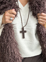 Charger l'image dans la galerie, Collier CROIX Choco
