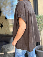 Charger l'image dans la galerie, Blouse lin Choco - 86
