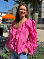 Charger l&#39;image dans la galerie, Chemise NINA Fuchsia
