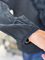 Charger l&#39;image dans la galerie, Blouse SERENA Noir
