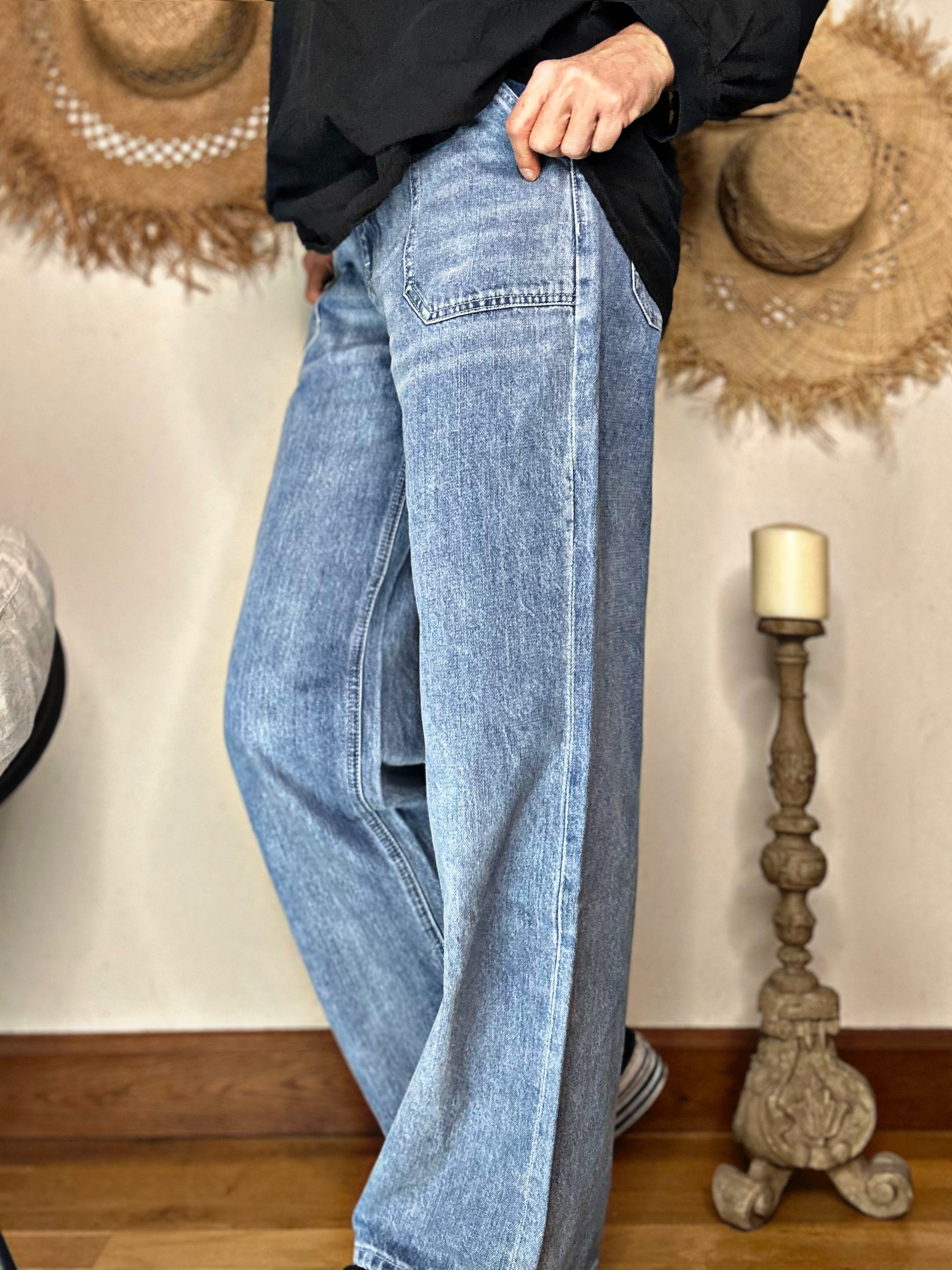 Jeans MOON Bleu