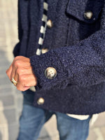 Charger l&#39;image dans la galerie, Blouson bouclette GAB Marine
