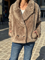 Charger l&#39;image dans la galerie, Veste VALENTINE Taupe
