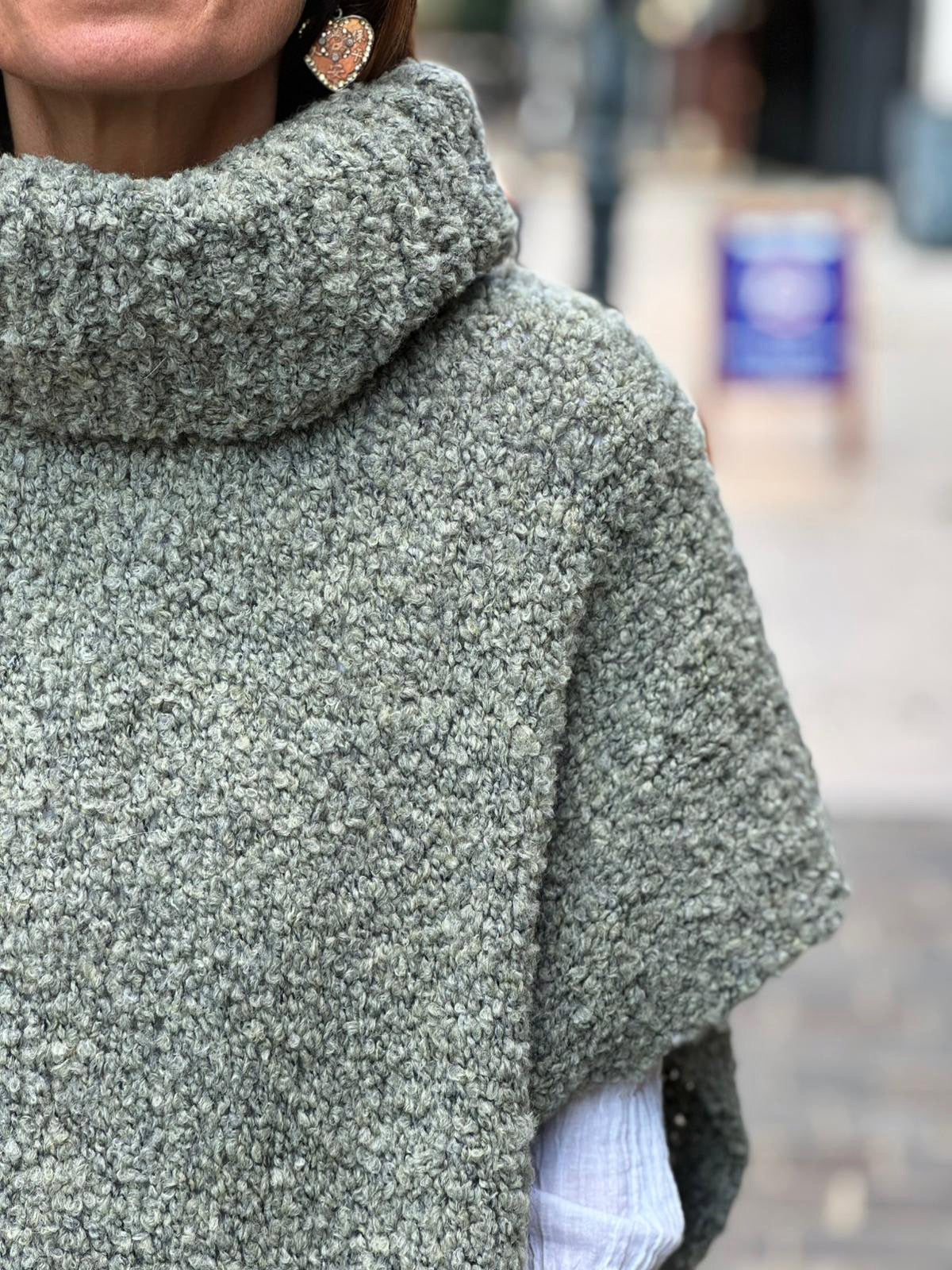 Pull sans manche BERNIE Kaki