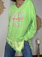 Charger l'image dans la galerie, Sweat fin ALBA Vert anis
