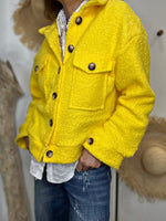 Charger l'image dans la galerie, Blouson bouclette GAB Jaune
