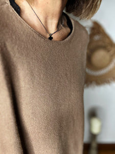 Pull tout doux ZACARI Camel