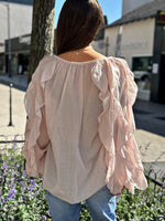 Charger l&#39;image dans la galerie, Chemise NINA Rose poudré
