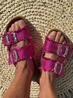 Charger l'image dans la galerie, Sandales ELVIRA Fuchsia
