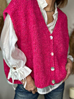 Charger l&#39;image dans la galerie, Gilet GIPSY Fuchsia
