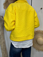 Charger l'image dans la galerie, Blouson bouclette GAB Jaune
