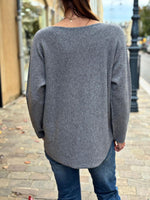 Charger l&#39;image dans la galerie, Pull doux TAO Gris
