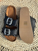 Charger l'image dans la galerie, Sandales ELVIRA Noir
