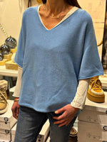 Charger l'image dans la galerie, Pull doux LALY Bleu
