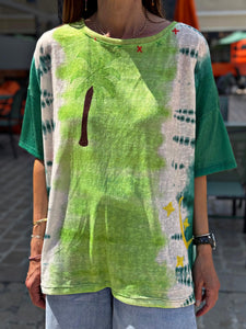 Tee shirt PALMIE Vert anis