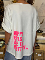 Charger l'image dans la galerie, Sweat manches courtes SOLENA Blanc
