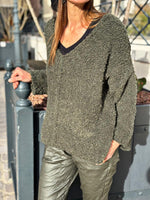 Charger l&#39;image dans la galerie, Pull ALVAR Kaki
