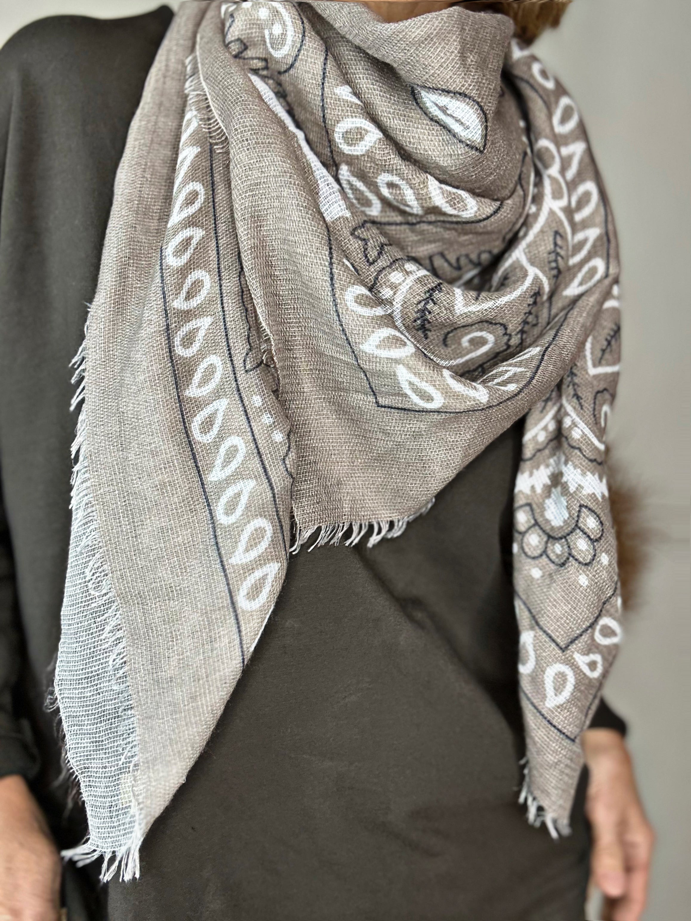 Foulard BANDANAS Taupe