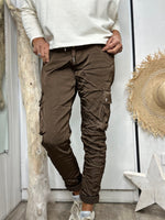 Charger l&#39;image dans la galerie, Pantalon CARGO Choco

