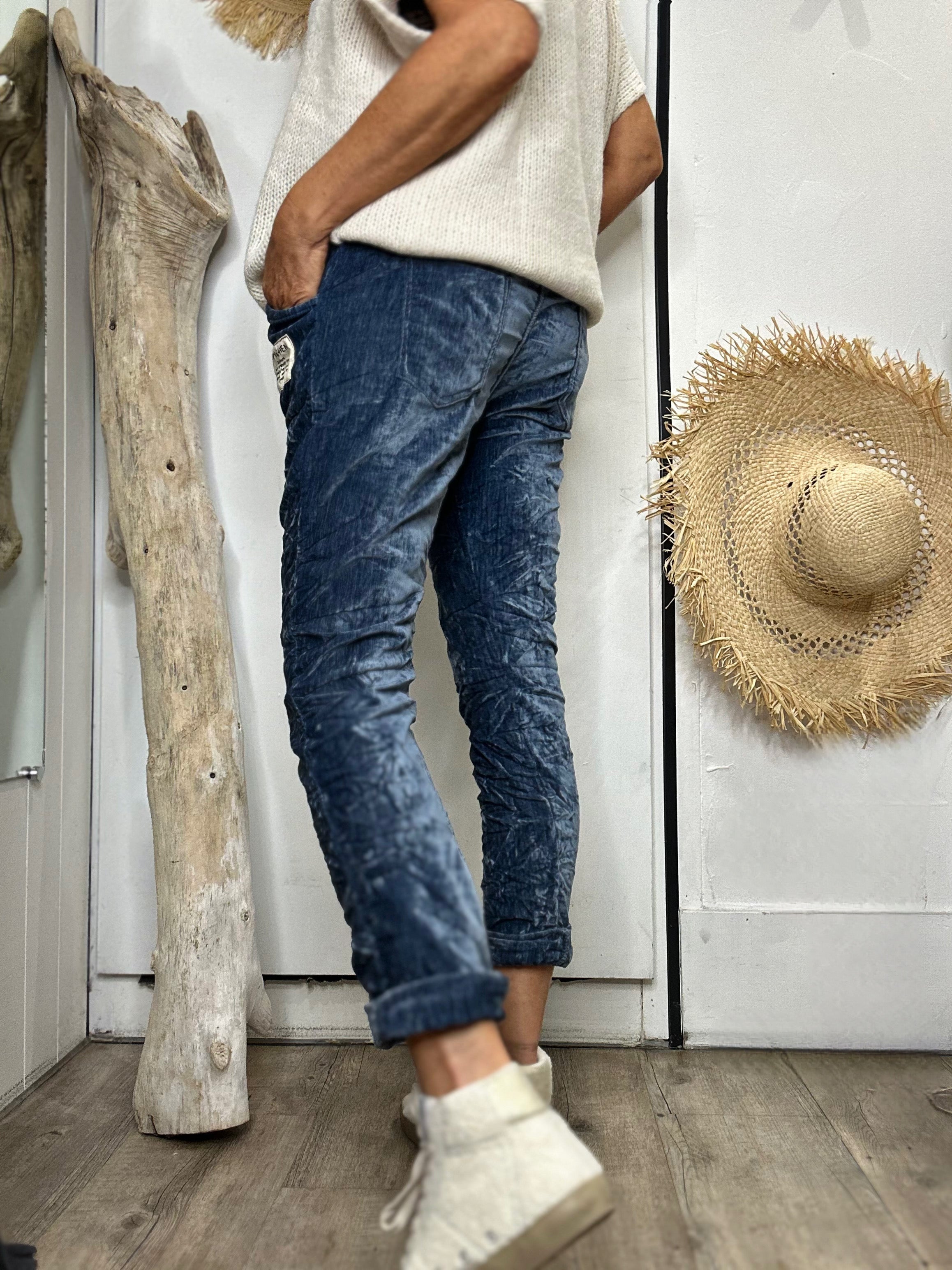 Pantalon NAHO Bleu