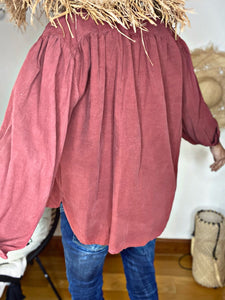 Chemise ESTEL Terracotta